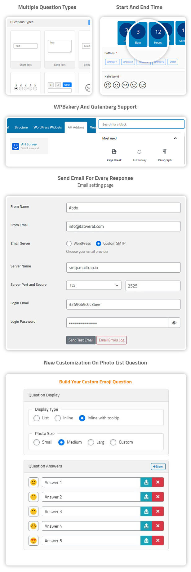 AH Survey v1.8.5（已汉化） – 具有多种问题类型的调查生成器插图(1)