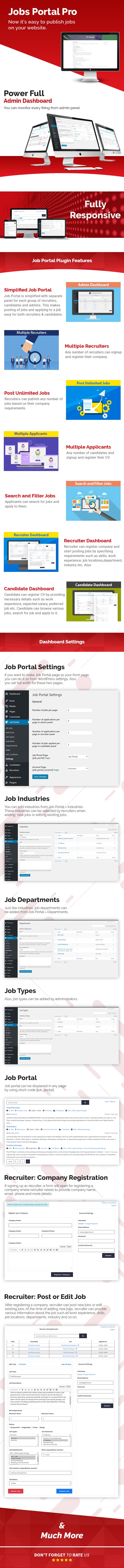 Jobs Portal Pro v2.6 – WordPress 插件插图(1)