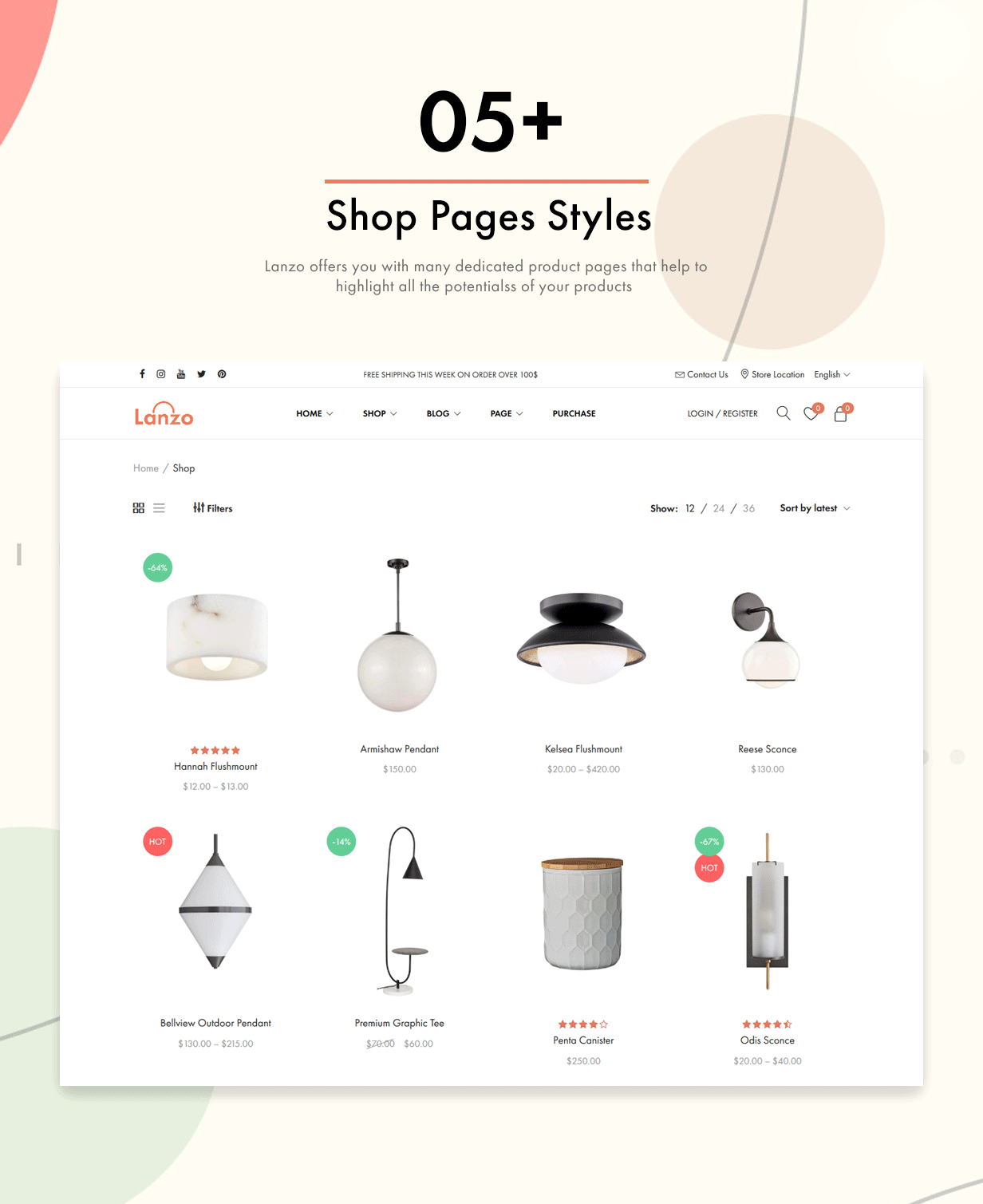 Lanzo v2.5.5 – WooCommerce在线商店主题插图(4)