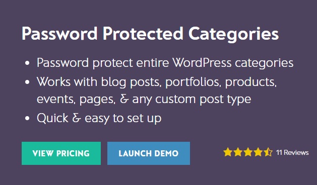 Barn2 Media Password Protected Categories v2.1.24（已汉化） – WordPress 密码保护插件