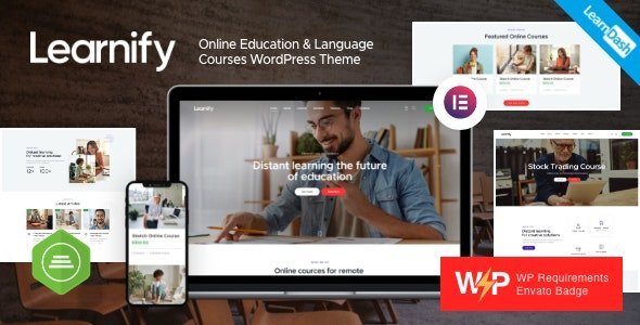 Learnify v1.13.0 – WordPress 在线教育课程主题