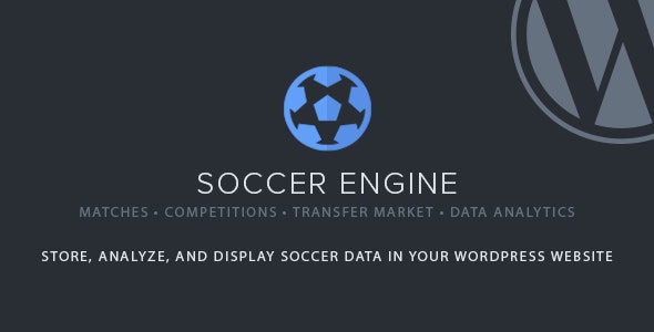Soccer Engine v1.26 – WordPress 分析和显示足球数据插件
