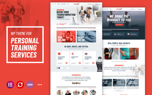 NanoFit v1.0.2 – 个人培训服务的 WP 主题