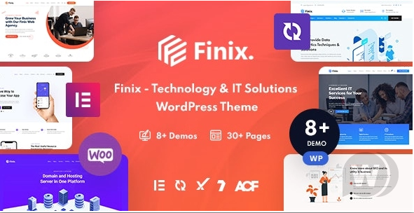 Finix v1.7 – 技术和 IT 解决方案 WordPress 主题
