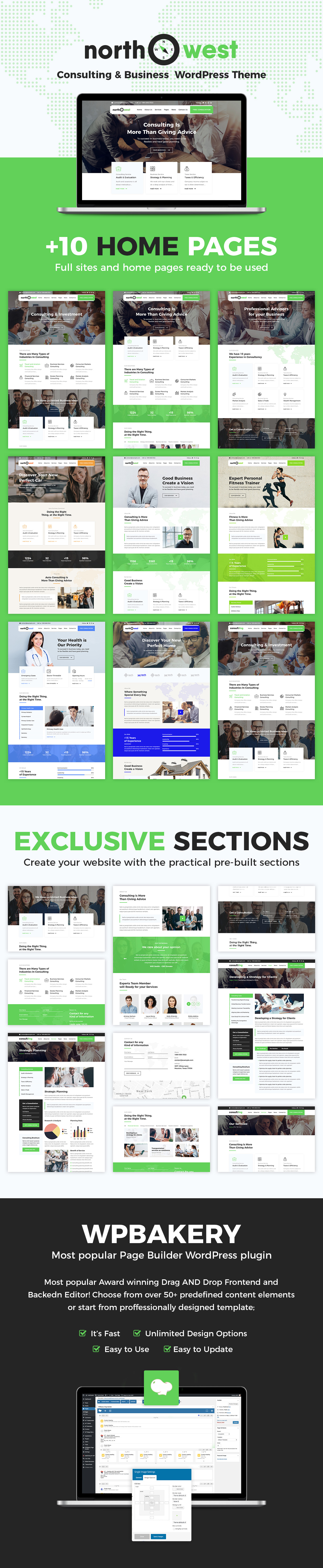 Northwest v1.6 – WordPress 咨询主题插图(1)