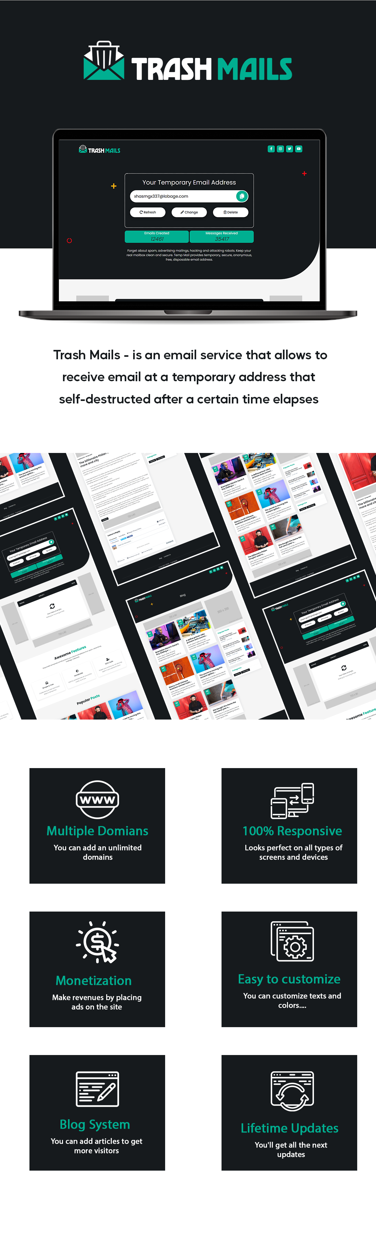 Trash Mails v2.2.0 – 电子邮件服务源码插图(1)