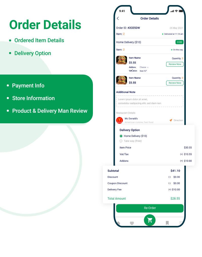 6amMart v2.12 – 多供应商食品、杂货、电子商务、包裹、药房交付应用程序插图(6)