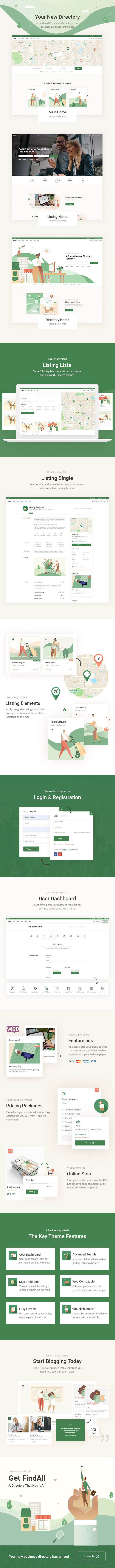 FindAll v1.3 – WordPress 商业目录主题插图(1)