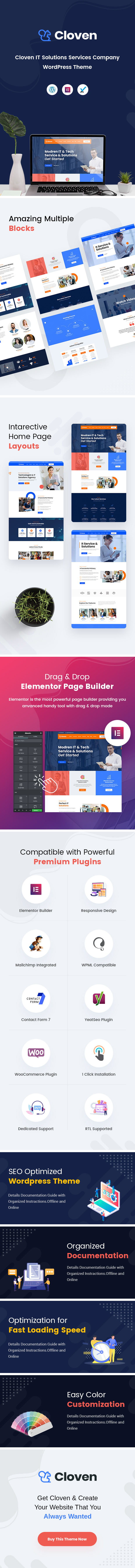 Cloven v2.0 – IT 解决方案服务公司 WordPress 主题 + RTL插图(2)