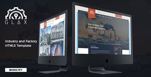 Glax v1.0 – 行业 HTML 模板