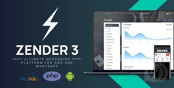 Zender v3.9.5 – 用于 SMS、WhatsApp 和使用 Android 设备作为 SMS 网关 (SaaS) 的终极消息传递平台