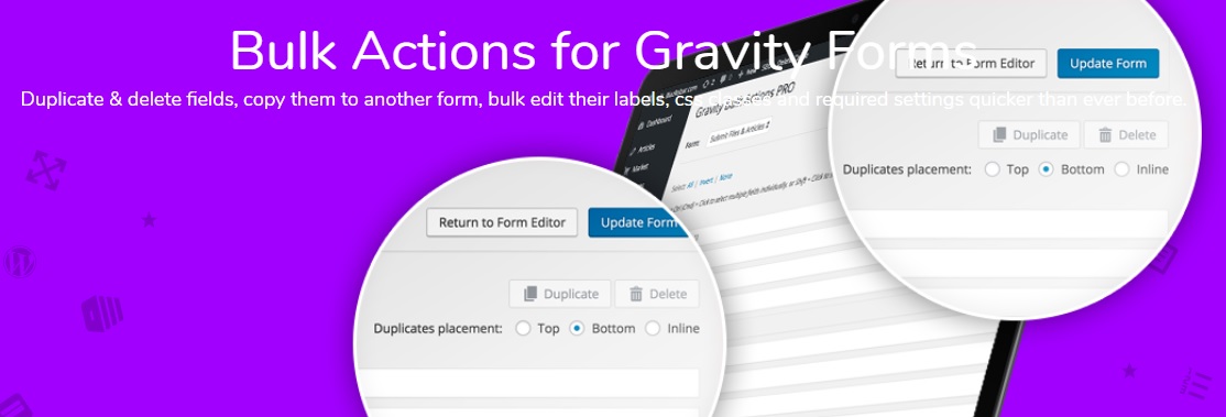 Gravity Forms Bulk Actions Add-On v1.4.4（已汉化）