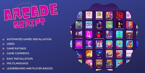 Mobile Responsive Arcade Site v2.4.3 – 移动响应式街机站点源码
