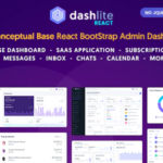 DashLite v1.7.1 - React 管理仪表板模板-学课技术网