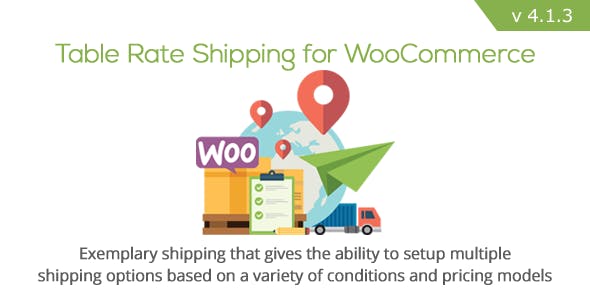 Table Rate Shipping for WooCommerce v4.3.12 – WooCommerce 运输费率表