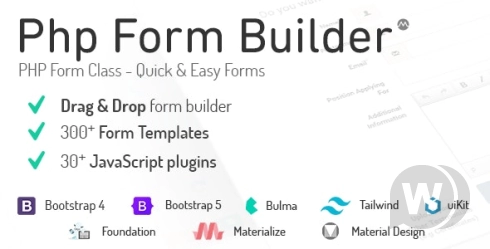 PHP Form Builder v6.1 – 表单构建器源码