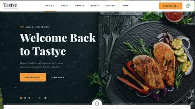 Tastyc v2.3.0 – WordPress 餐厅主题