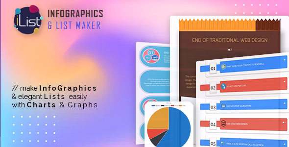 iList Pro v8.1.9（已汉化） – WordPress 信息图表制作插件