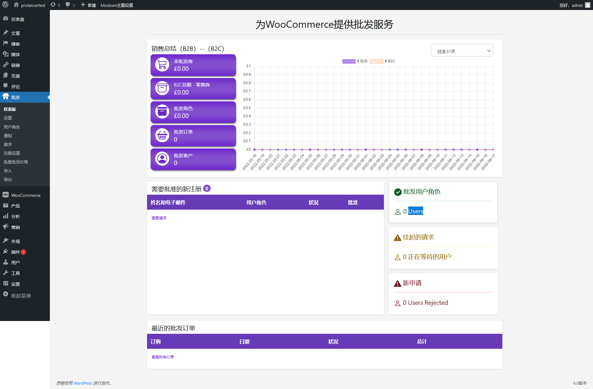 Wholesale For WooCommerce v2.4.6（已汉化） – WooCommerce 批发插件插图(1)