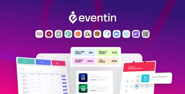 Eventin Pro  v4.0.35 – WooCommerce 的活动管理器和门票销售插件
