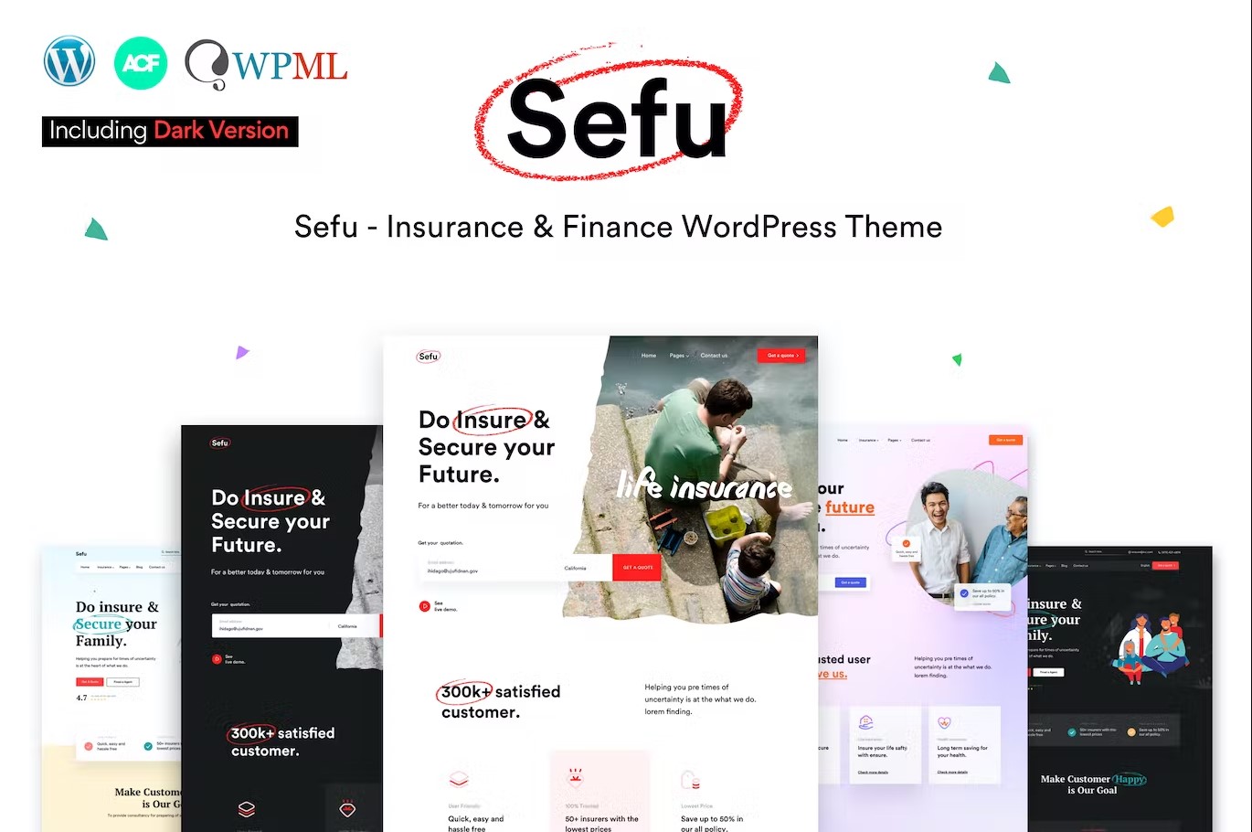 Sefu v1.6 – WordPress 保险与金融主题