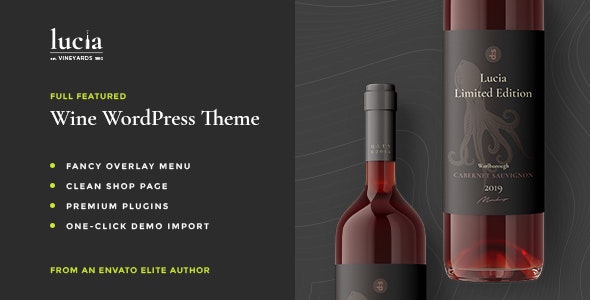 Lucia v1.6 – Wine WordPress 主题