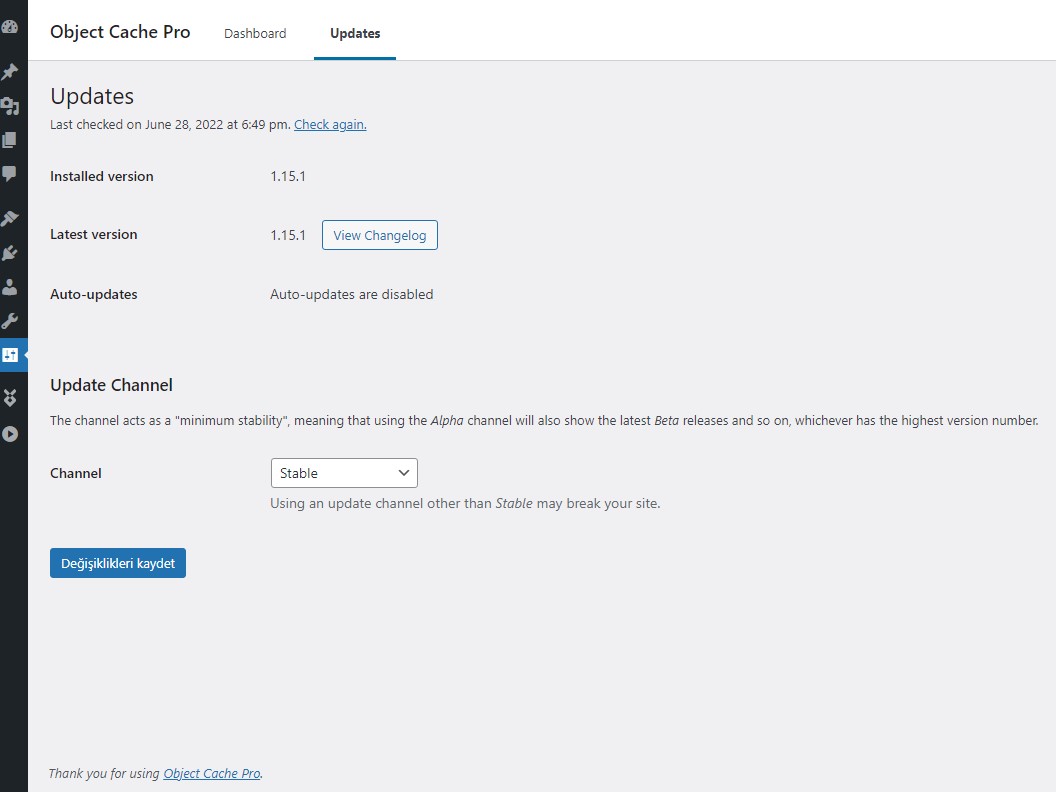 Redis Object Cache Pro v1.25.0
