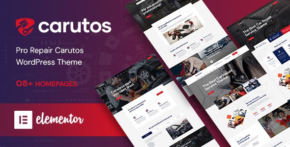 Carutos v1.0.8 – 汽车维修服务和汽车配件 WooCommerce WordPress 主题