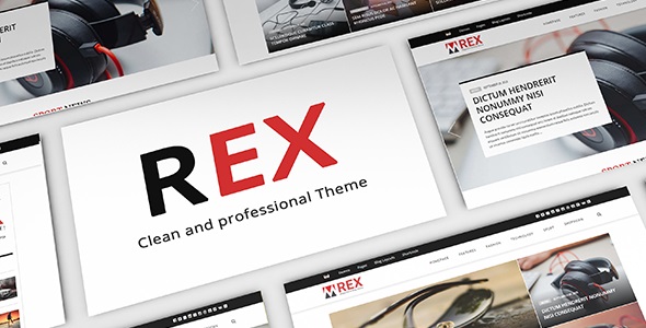 The REX v4.3 – WP 杂志和博客主题