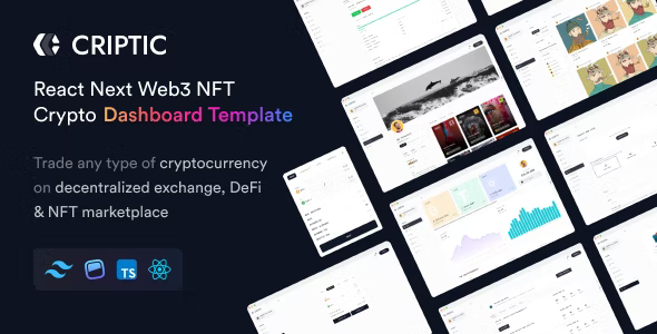 Criptic v2.8.0 – React Next Web3 NFT 加密仪表板