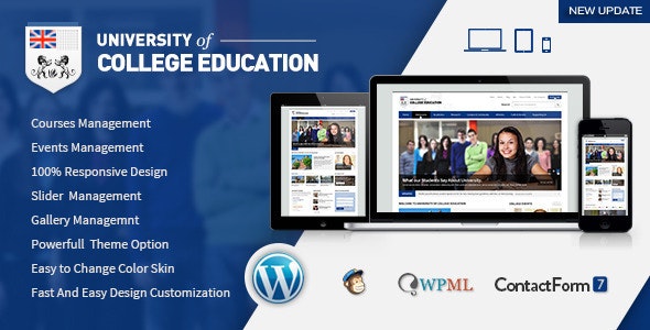 University v2.2 – 教育响应式 WordPress 主题