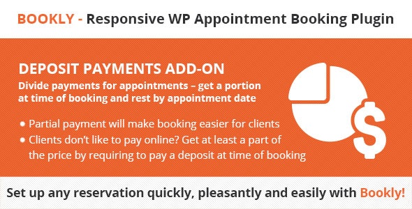 Bookly Deposit Payments (Add-on) v3.8