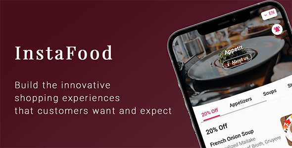 InstaFood v1.6.0 – QR Menu, food delivery, pickup and dine-in for WordPress