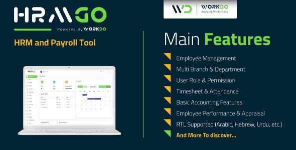 HRMGo v8.0 – 人力资源管理和薪资工具