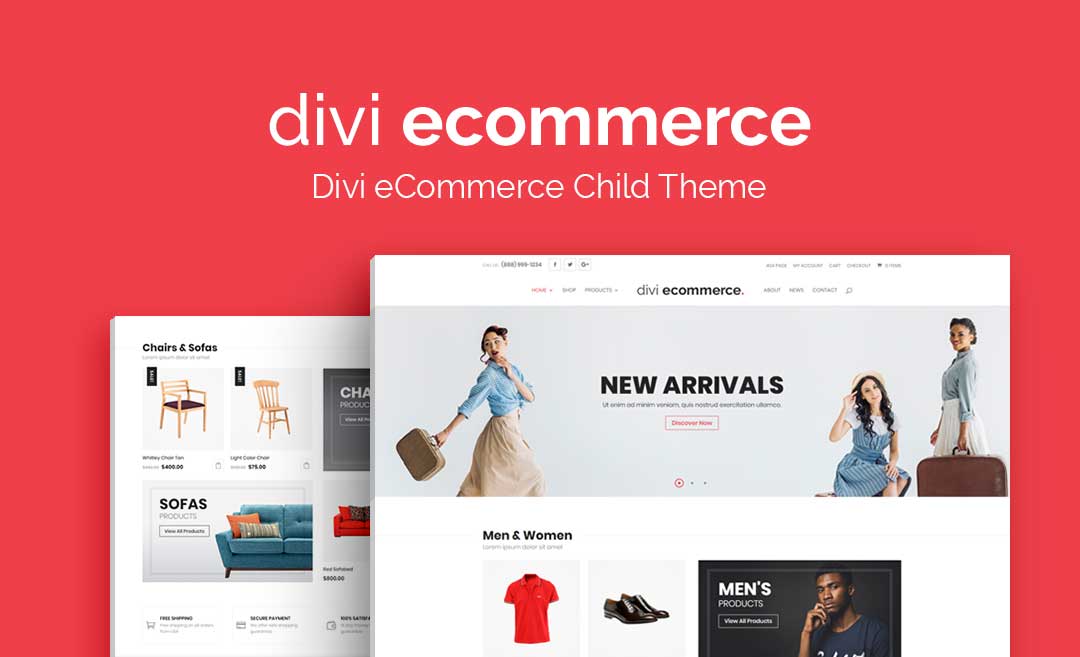 Divi Ecommerce v1.3.1 – Woocommerce Divi儿童主题