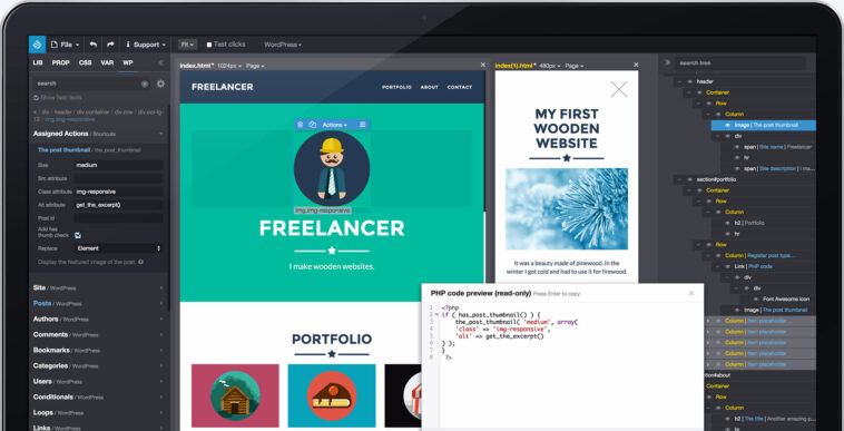 Pinegrow Pro v1.0.25 – WordPress 插件