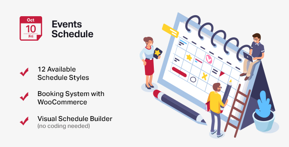 Events Schedule v2.7.0 – WordPress 活动日历插件