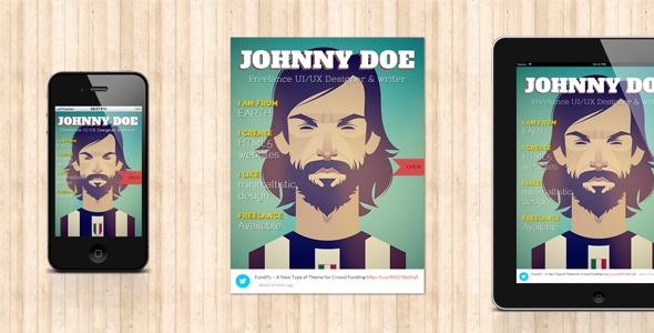 BookCard WP v4.9.6 – WordPress 响应式 3D 折叠 vCard 主题