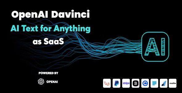 OpenAI Davinci v8.0（已汉化96%） – 作为 SaaS 的 AI 写作助手和内容创作者
