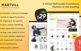 Martvill v1.7.0 – 一个可以销售任何东西的全球多供应商电子商务平台-学课技术网