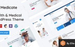 Medicate v2.2 - WordPress健康与医疗主题 + RTL Ready