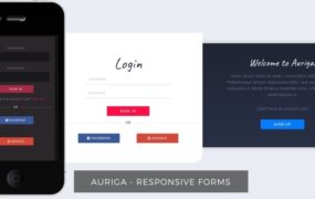 Auriga - Bootstrap HTML 表单 v1.0