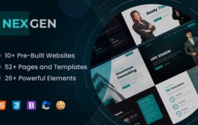Nexgen v1.0.6 - 咨询 Bootstrap HTML 模板