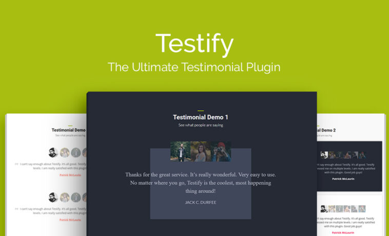 Testify v2.1.11 – WordPress 的推荐插件