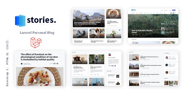 Stories v1.36.9 – Laravel Creative Multilingual Blog
