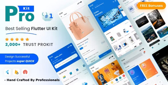 ProKit Flutter v7.0.0 – 最畅销的 Flutter UI 套件