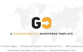 GO Courier v2.5.4– WordPress Delivery Transport主题-学课技术网