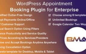 BMA v1.7.7 - 适用于企业的 WordPress 预约插件-学课技术网