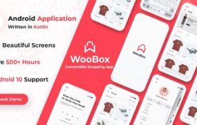 WooBox v5.15.0 - WooCommerce Android 应用程序电子商务完整移动应用程序 + kotlin-学课技术网