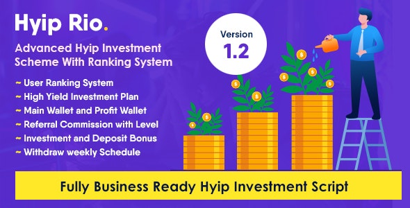 Hyip Rio v2.7.2 – Advanced Hyip Investment Scheme with Ranking System